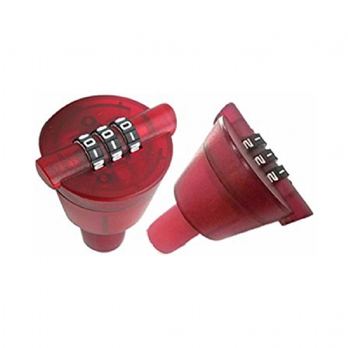 Red bottle lock